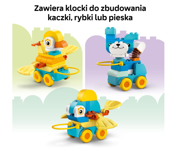 LEGO DUPLO 10448 3w1 zwierzątka na kółkach - 1331605 - zdjęcie 8